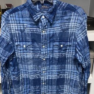 Polo pearl snap shirt